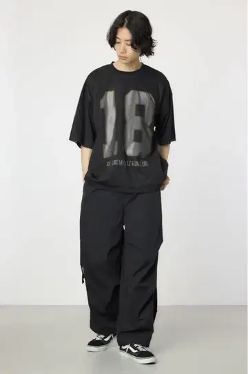 로데오 크라운 메쉬 도킹 넘버 티셔츠 남성용 티셔츠 블랙 컬러