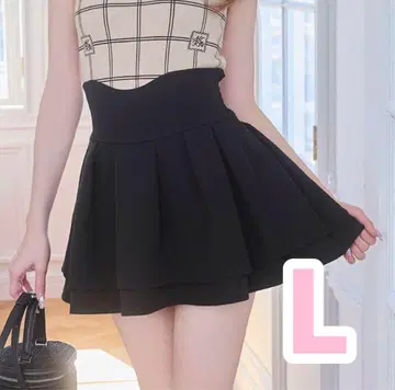 L 사이즈 슬림 레그 스커트 미셸 마카롱