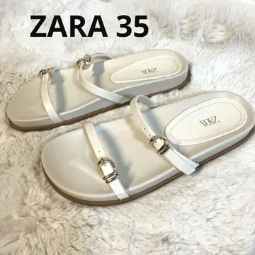 자라 버클 스트랩 샌들 플랫 슈즈