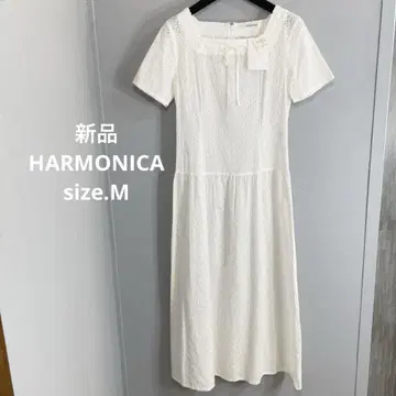 4 새상품 HARMONICA 레이스 화이트 원피스