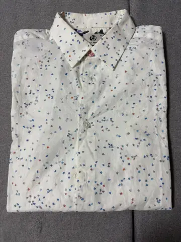 폴스미스/PAUL SMITH 꽃무늬 긴팔 버튼 다운 셔츠