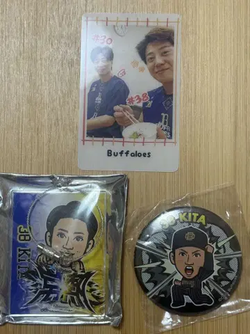 오릭스 키타 료토 히로오카 다이지 클리어 카드 아크릴 키링 캔뱃지
