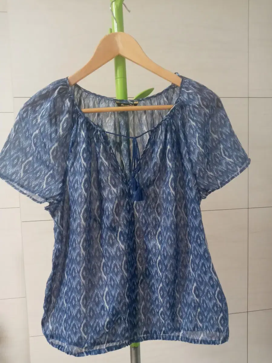 마시모두띠 Massimo Dutti 반팔 블라우스