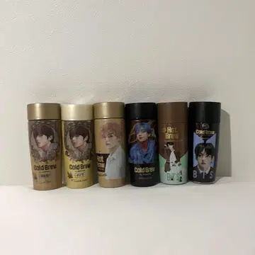BTS 콜드 브루 핫 브루 빈 보틀 세트 V 태현 태테