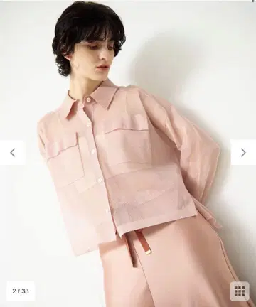 그레이스 클래스 니트 시어 셔츠