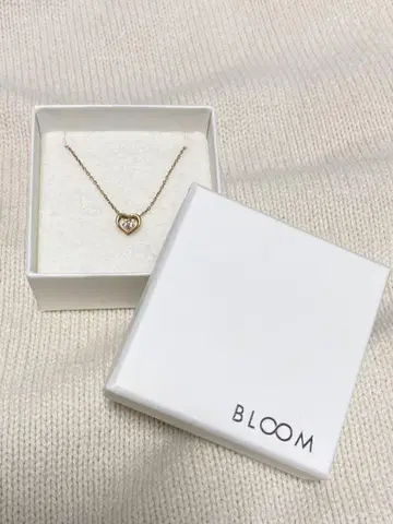BLOOM 하트 모양 목걸이