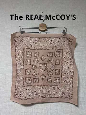 The REAL McCOY'S 리얼 맥코이 반다나 쿠키 패턴 베이지