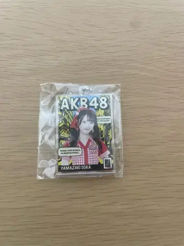 AKB48 다이마루 미니 의상전 야마자키 소라 콜라보 아크릴 키링 가챠