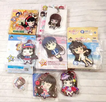 러브 라이브! 선샤인 쿠로사와 다이아 러버 스트랩 아크릴 키링 9종