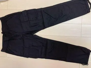 JOHN ELLIOTT 블랙 새틴 카고 팬츠 L