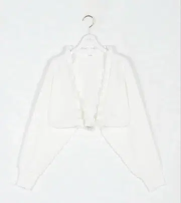evelyn 프릴 볼레로 화이트