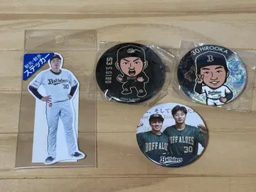 오릭스 히로오카 다이지 기호 쇼 스티커 캔뱃지