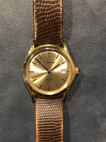 엠포리오 아르마니 Swissmade automatic 골드