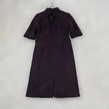 COMME CA DU MODE 셔츠 원피스 브라운 계열