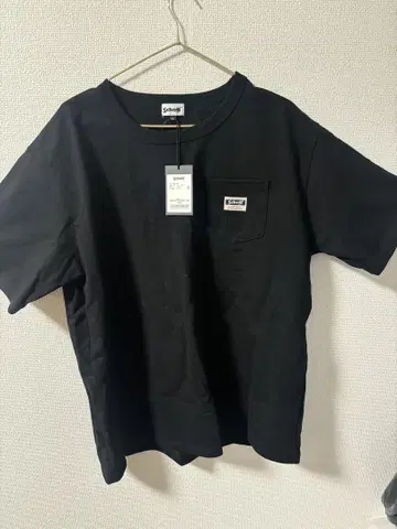 Schott 블랙 티셔츠 2XL
