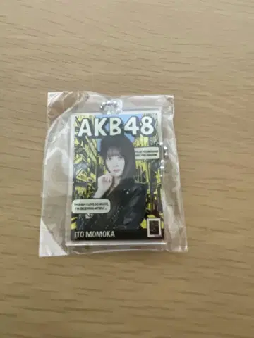 AKB48 다이마루 미니 의상전 이토 모모카 콜라보 아크릴 키링 가챠
