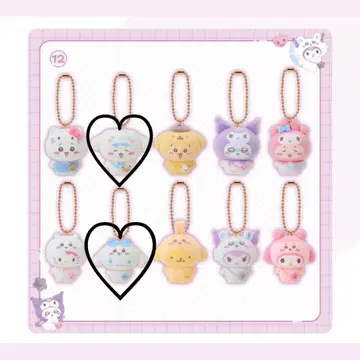 치이카와 (먼작귀) 산리오 플로키 마스코트 참 시나모롤 시나몬 하치와레