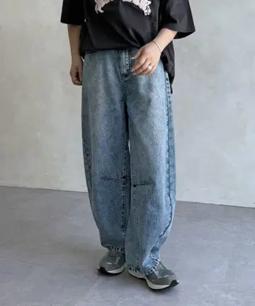 CPCM 라이트 온스 배럴 데님 블루 S 사이즈