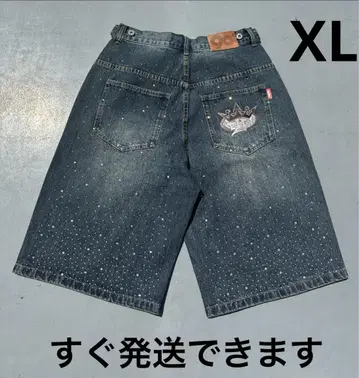 9090 x pH-1 크리스탈 장식 진저 팬츠