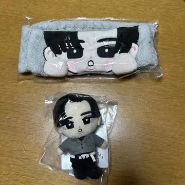 SnowMan 메구로 렌 스노우 칠 봉제 인형 & 헤어 밴드