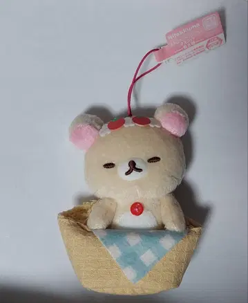 코리락쿠마 스트로베리 바스켓 마스코트