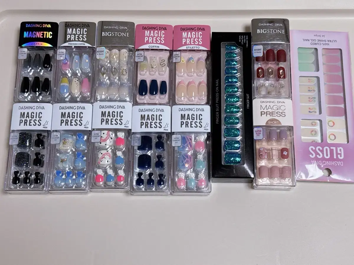 New) Dashing Diva Nail 5 + Pedicure 5, Fingersuit Nail 1 + Other Free Gifts