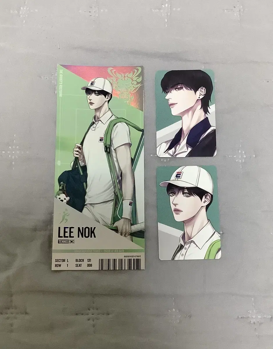 Team Lezhin Pop Up Guiyagok Jaeshin Inok Game Ticket Ticket Photocard Poca