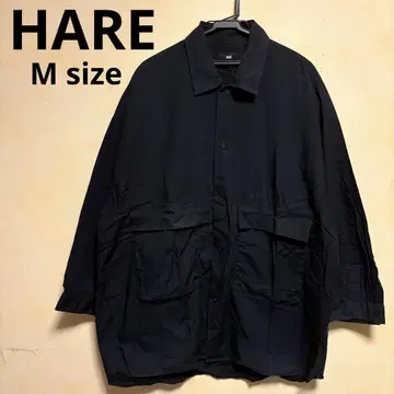 HARE 오버 사이즈 블랙 셔츠