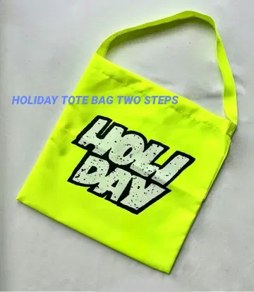 HOLIDAY TOTE BAG TWO STEPS 홀리데이 토트백