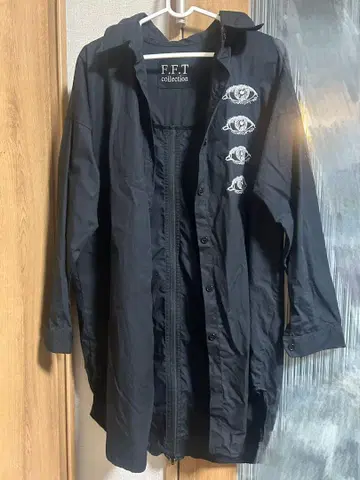 F.F.Tcollection 블랙 셔츠 눈