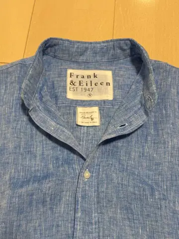 FRANK&EILEEN 린넨 셔츠 스카이블루