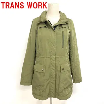 A4710 변압기 워크 밀리터리 자켓 코트 모스그린 38