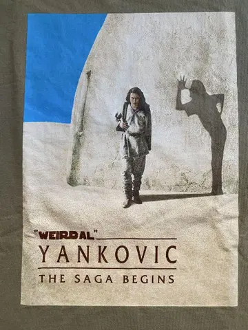 초레어 새상품급 YANKOVIC 얀코빅 빈티지 투어 티셔츠