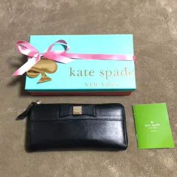 kate spade 케이트 스페이드 리본 장지갑 L자 라운드 지퍼