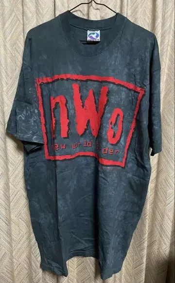 초레어 nWo 그래픽 티셔츠 다크 그레이 WCW WWE