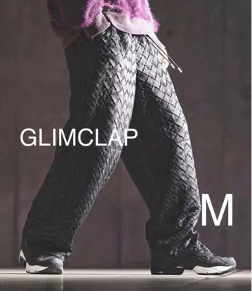 GLIMCLAP 브레이드 자카드 직물 팬츠
