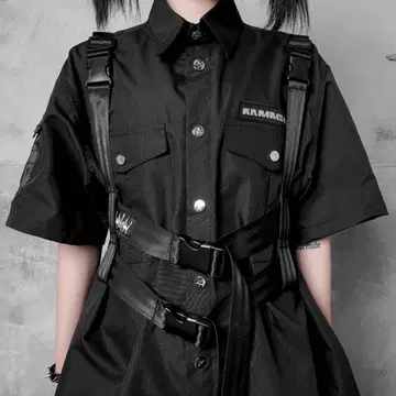 하네스 벨트 블랙