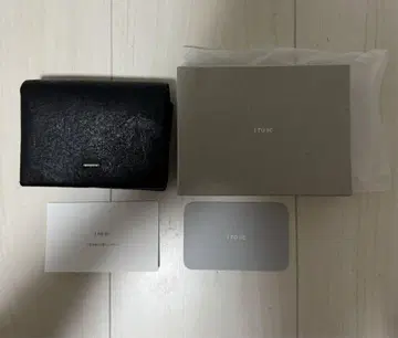 irose paper short wallet 블랙 두겹 지갑