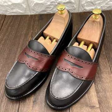 리걸 코인 로퍼 홍차 브라운 블랙 컬러 24.5cm 2174