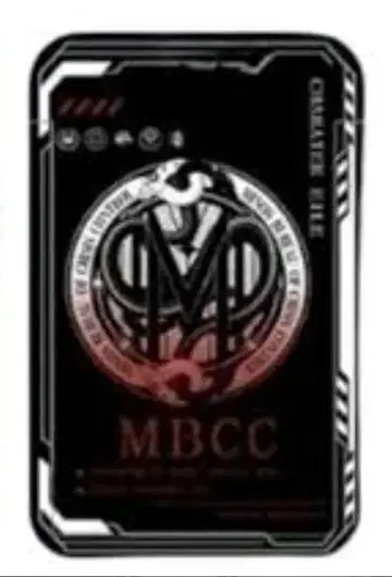 무기한 미로 MBCC 로고 패스 케이스 하드 타입