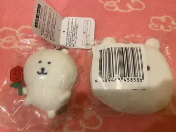 나가노 캐릭터 로즈 곰 얼굴 낚시릴 패스 케이스 세트