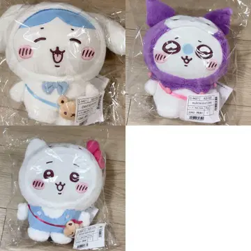 치이카와 산리오 봉제 인형 3종