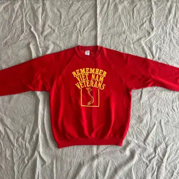 1980년대 JERZEEZ 레드 스웨트셔츠, 미국산