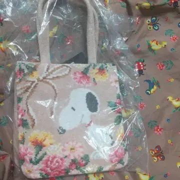 새상품 페이러 스누피 백