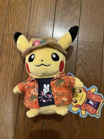 피카츄 하와이안 셔츠 봉제 인형