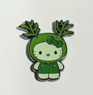 오사카 간사이 엑스포 일본관 키티 핀 배지 히지키