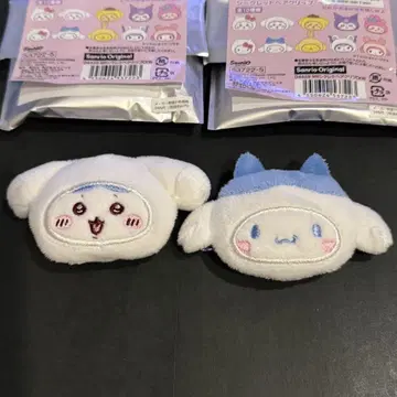 치이카와 산리오 시크릿 헤어 클립 하치와레 시나몬