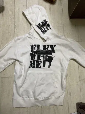 flexwitme 후드티 화이트