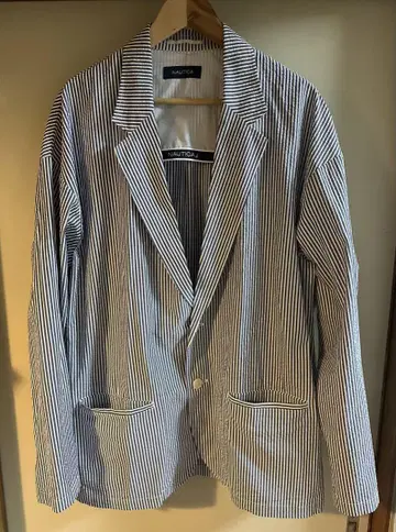 새상품 NAUTICA 프리크스 시어서커 자켓 L