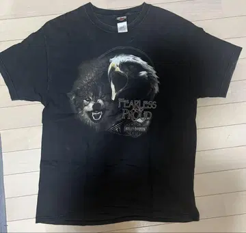 HARLEY-DAVIDSON USA제 블랙 티셔츠 L 사이즈